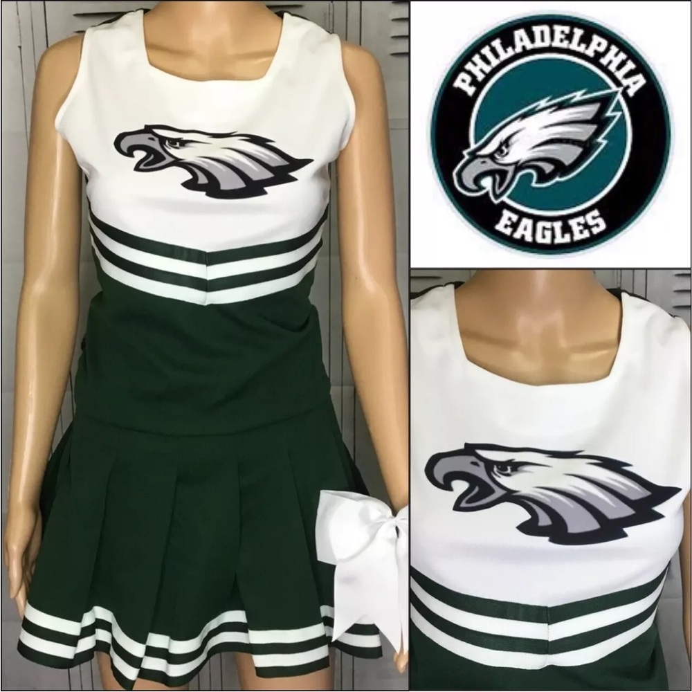 Cheerleading uniform eagles adult med new